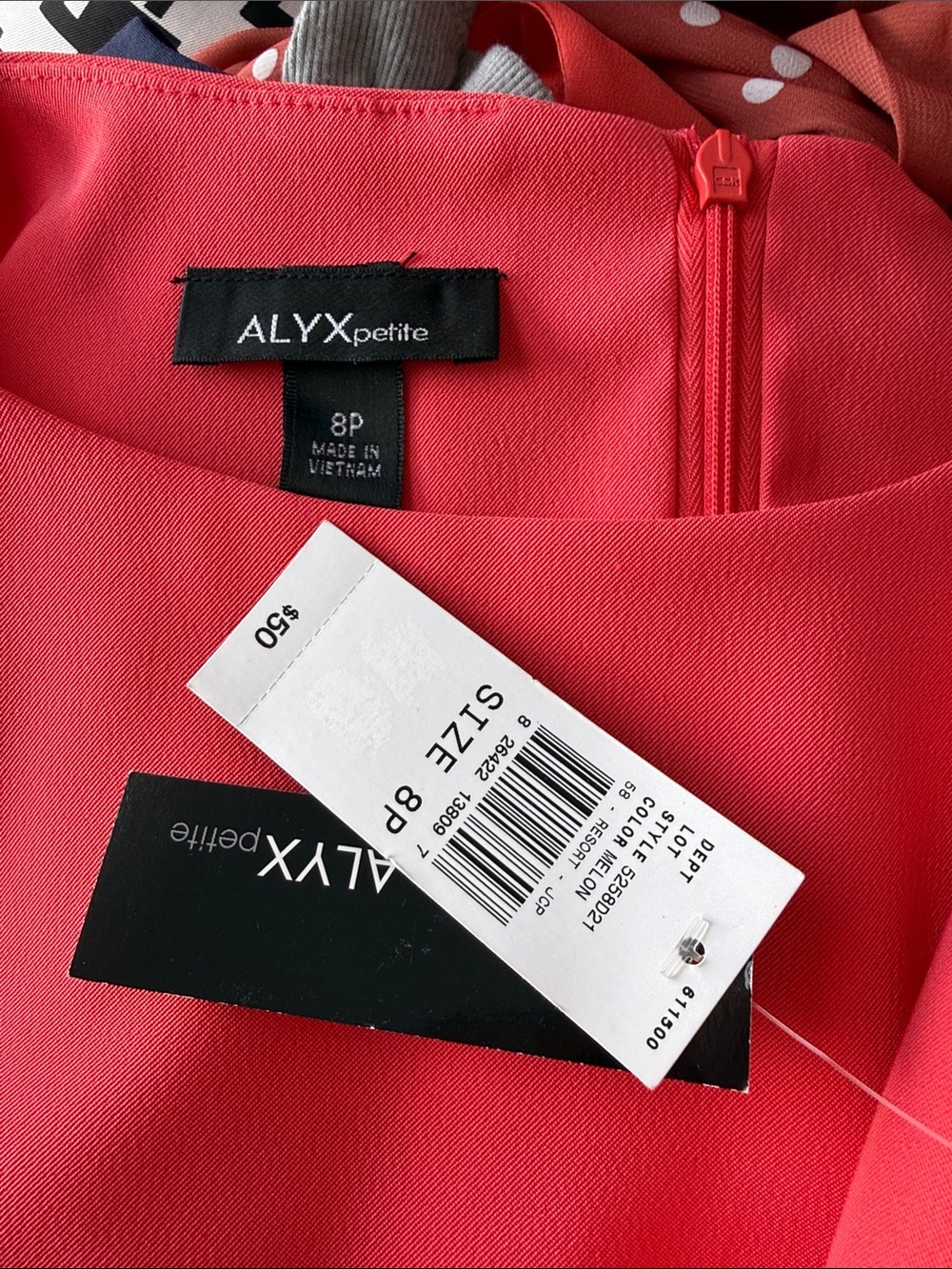 Alyx Coral Pink Women's Dress - Size 8P